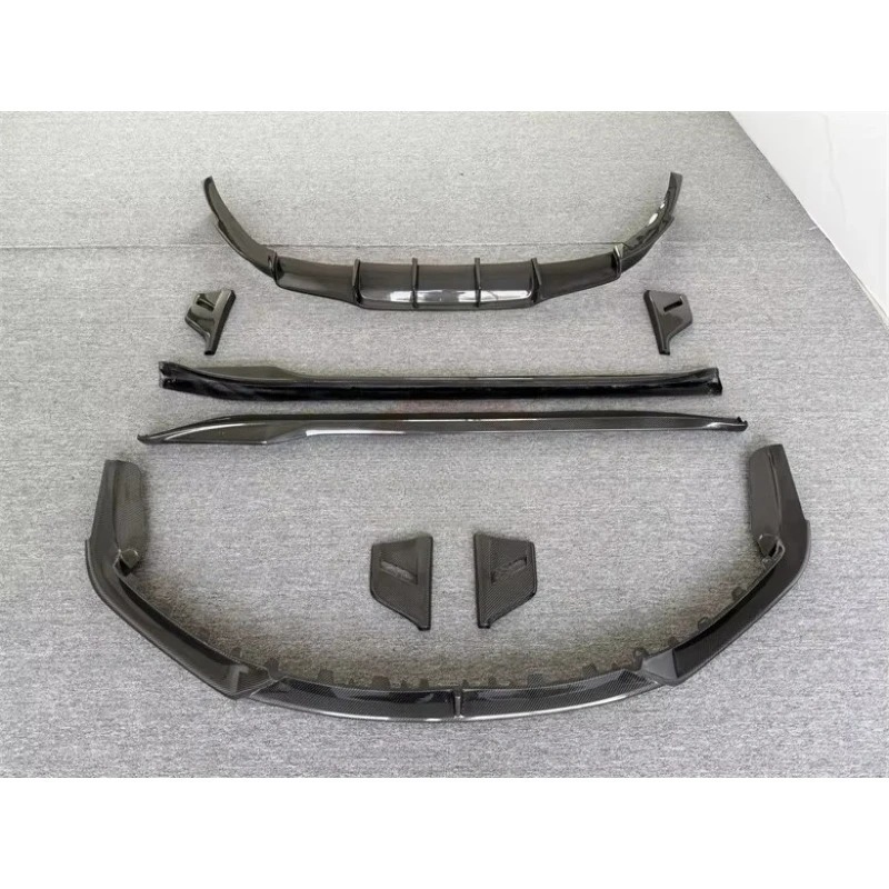 Carbon Fiber Body Kit for  911 992 Carrera Carbon Fiber Front Lip Side Skirt Rear Diffuser